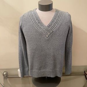 Caroyln Taylor v-neck sweater.